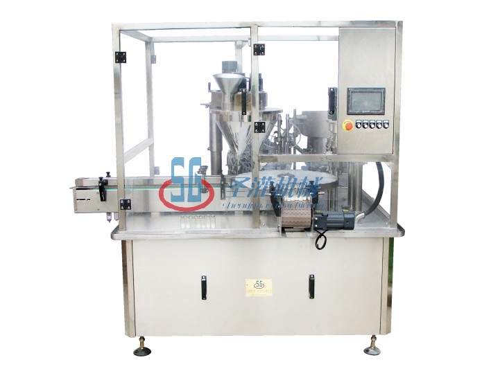 SGFSX-1/2 type powder filling screw cap machine